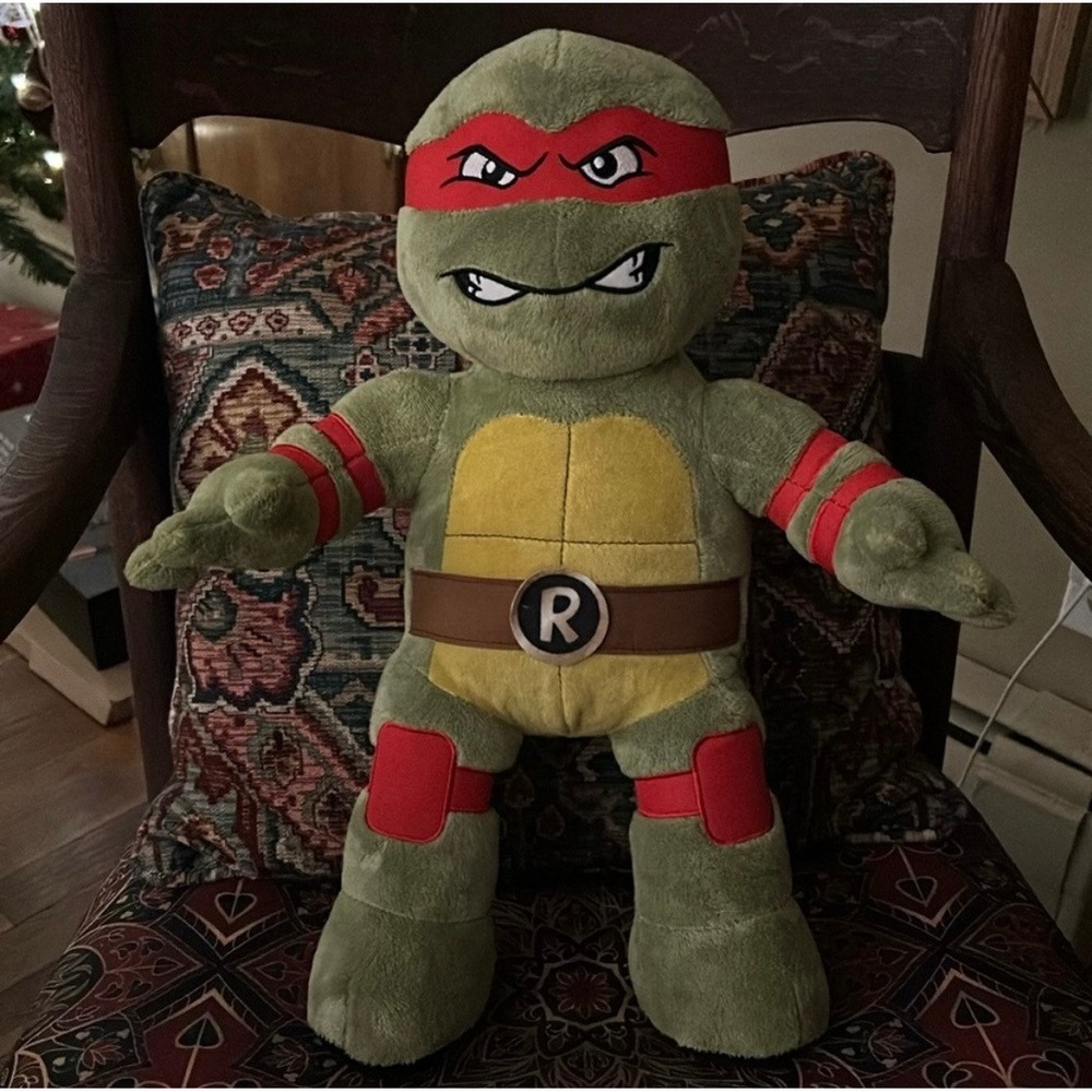 Build A Bear Raphael TMNT Teenage Mutant Ninja Turtles Nickelodeon 16" Plush
